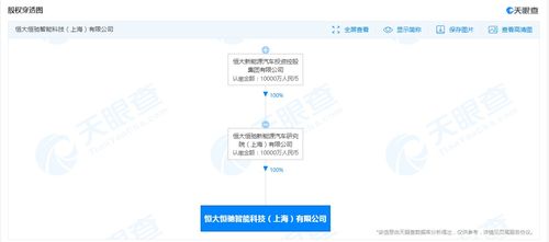 恒大新能源汽车成立新公司 注册资本1亿人民币